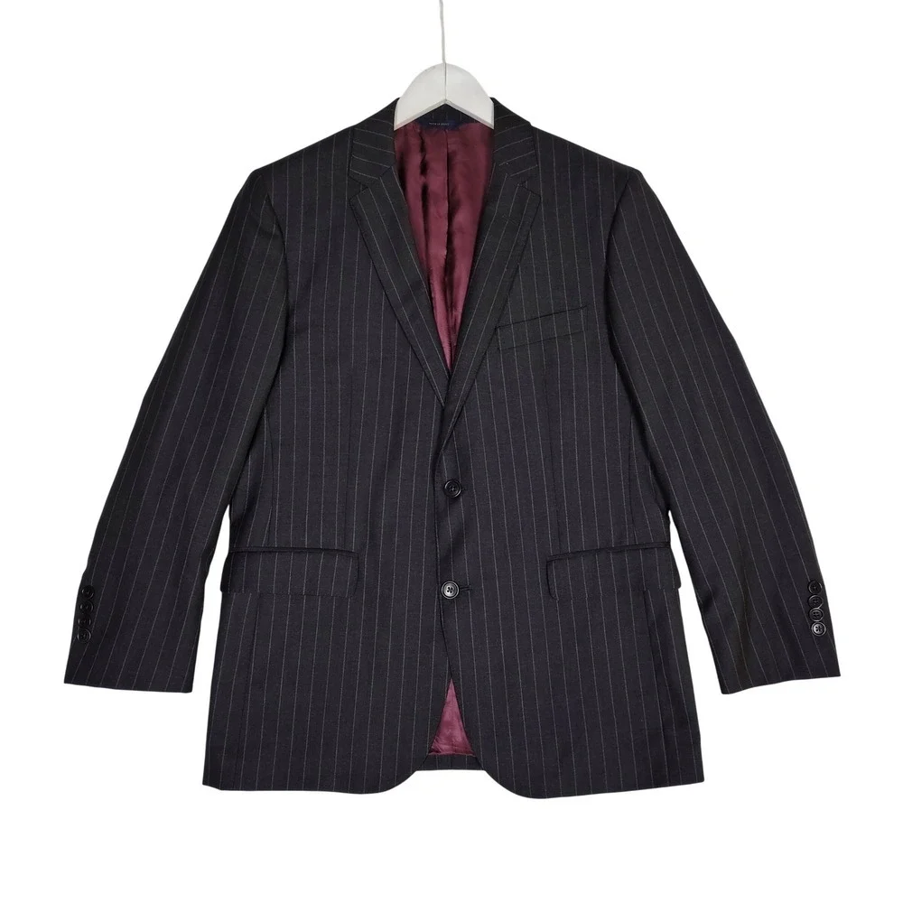 Brooks Brothers Brooksgate Milano Pinstripe Blazer Canali Wool 42R